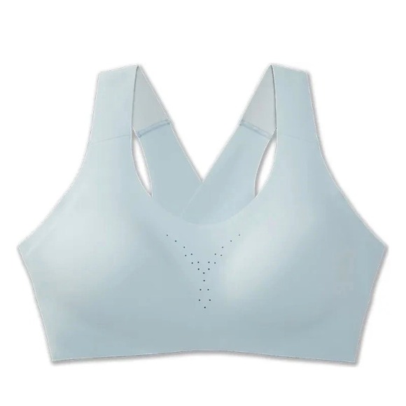 Brooks Dare Crossback Run Bra 40AB Glacier Blue High Impact Sports Bra NEW - Picture 4 of 7